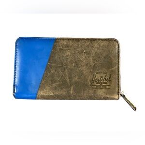Original leather Herschel Wallet.